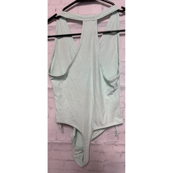 Intimately Free People Mint Green Tank top Spandex Racerback Bodysuit Size XS/S - Picture 6 of 8